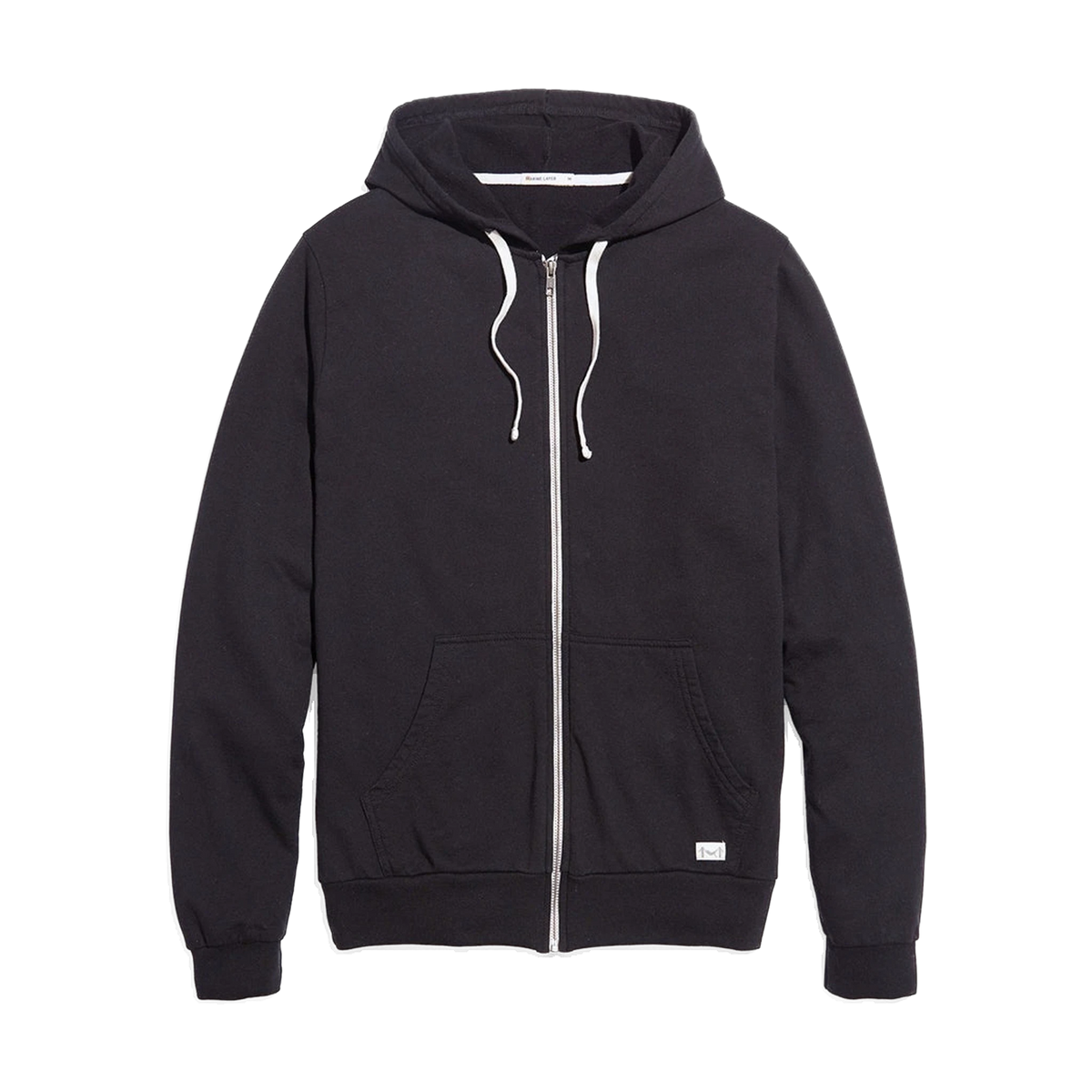 Marine Layer Afternoon Hoodie in Black — custom branded by Motive