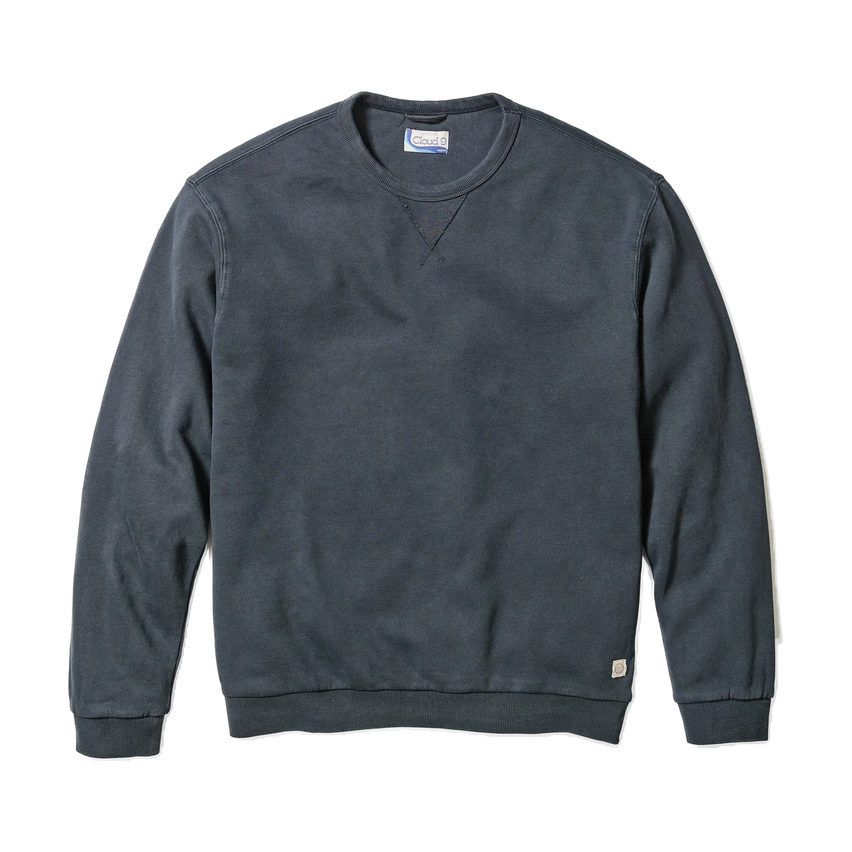 Marine Layer Cloud 9 Crewneck in Black — custom branded by Motive