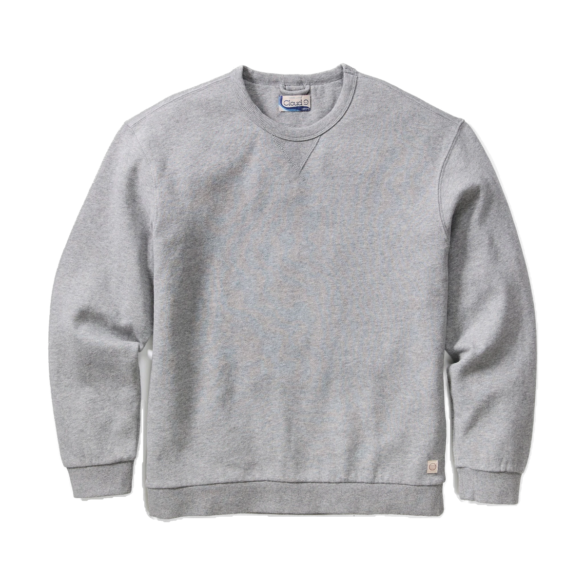 Marine Layer Cloud 9 Fleece Relaxed Crewneck in Heather Grey