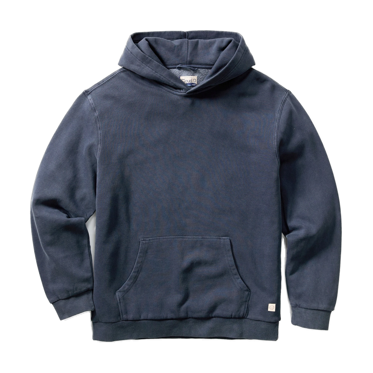Marine Layer Cloud 9 Relaxed Hoodie in Mood Indigo — custom branded by Motive