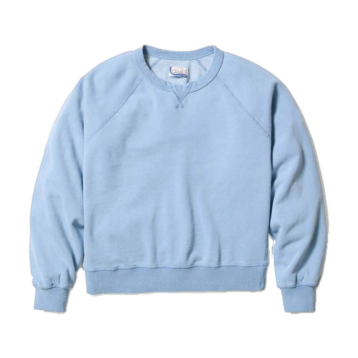 Marine Layer Women's Cloud 9 Sweatshirt in Coastal Blue — custom branded by Motive