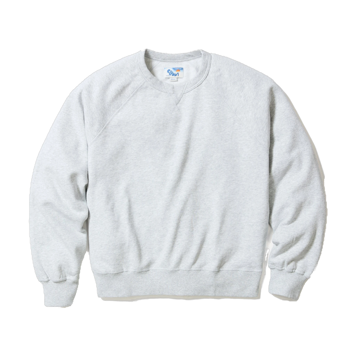 Marine Layer Women's Cloud 9 Fleece Sweatshirt in Heather Grey