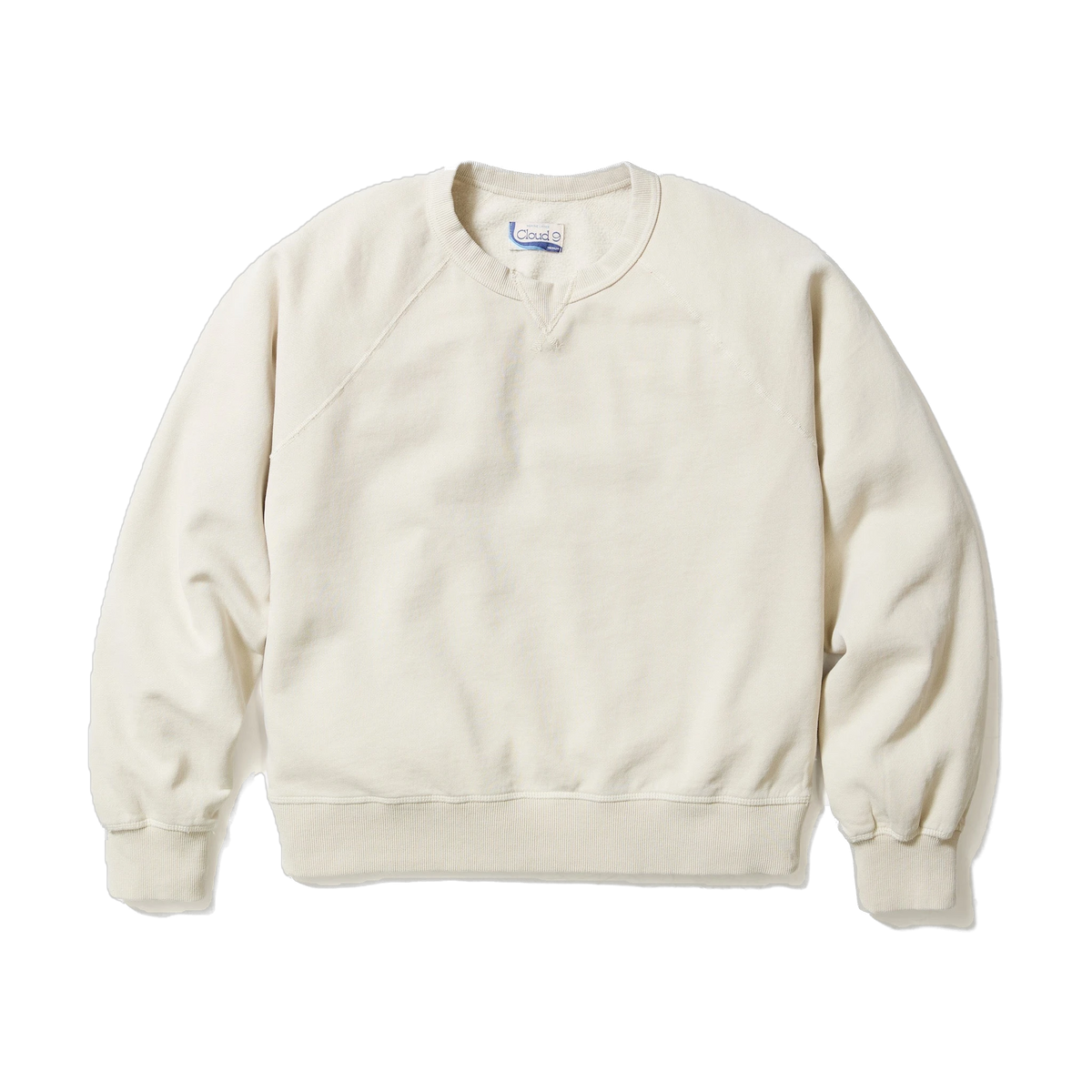 Marine Layer Women's Cloud 9 Sweatshirt in Whitecap — custom branded by Motive