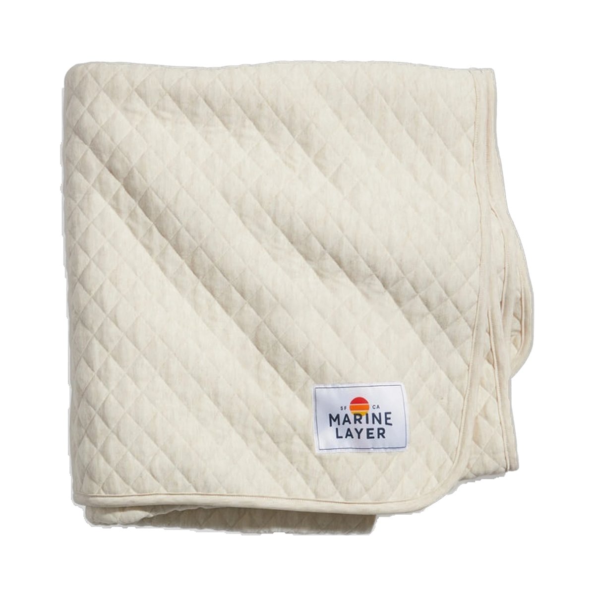 Marine Layer Corbet Blanket in Oatmeal Heather