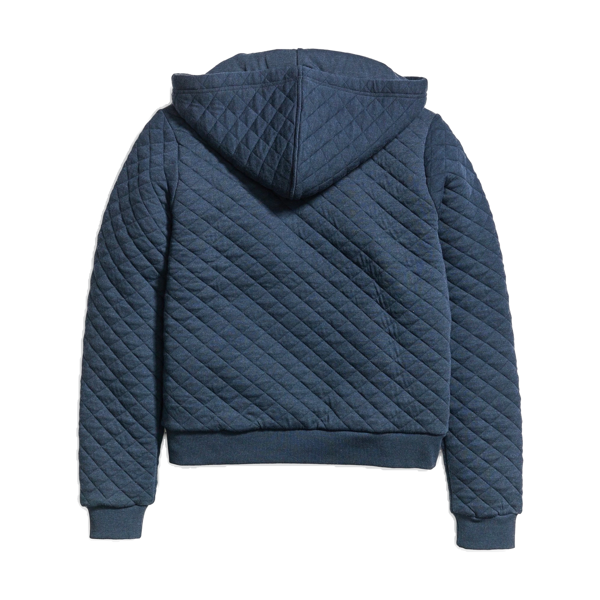 Marine Layer Women's Corbet Full-Zip Hoodie in Navy Heather — custom branded by Motive