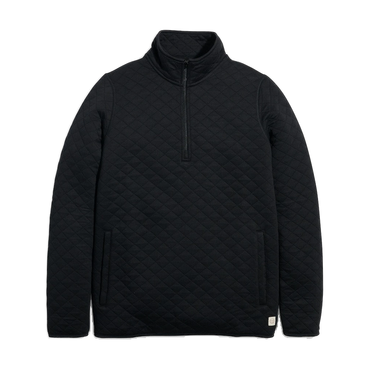 Marine Layer Women's Corbet Quarter Zip Pullover in Black
