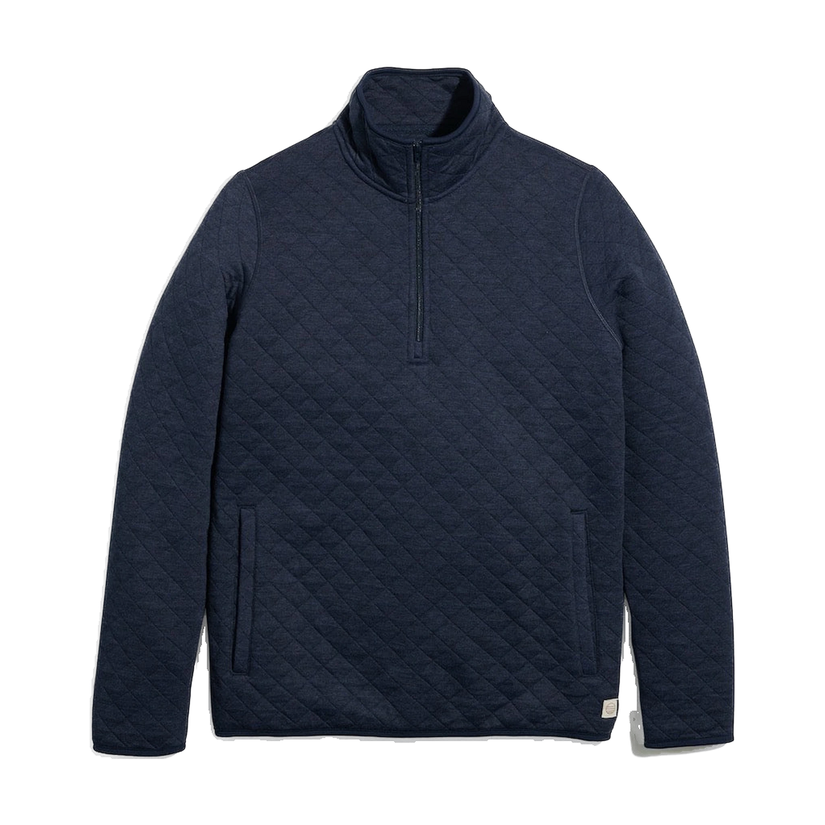 Marine Layer Women's Corbet Quarter-Zip in Navy — custom branded by Motive
