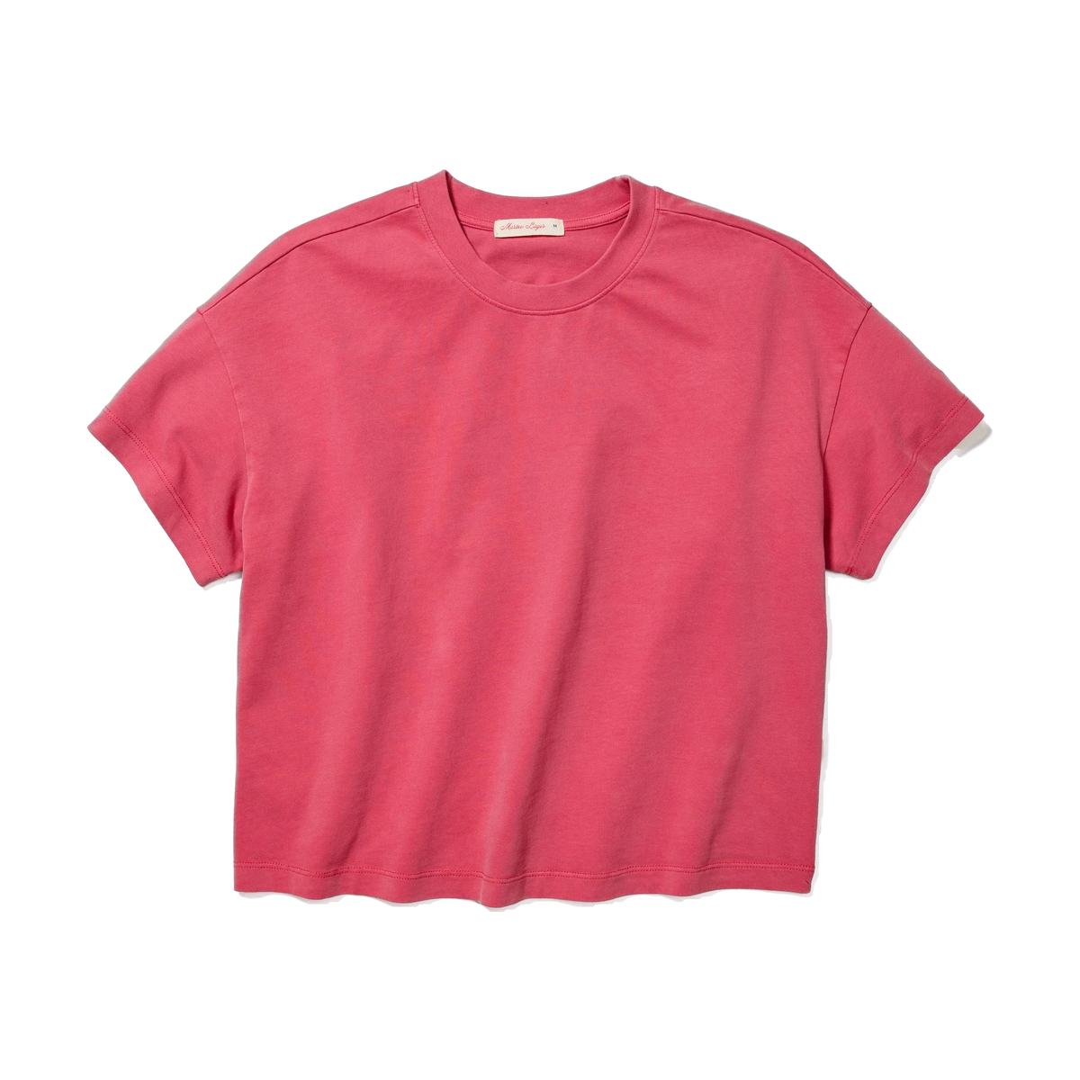 Marine Layer Women's Luxe Jersey Crew Tee in Baked Apple — custom branded by Motive