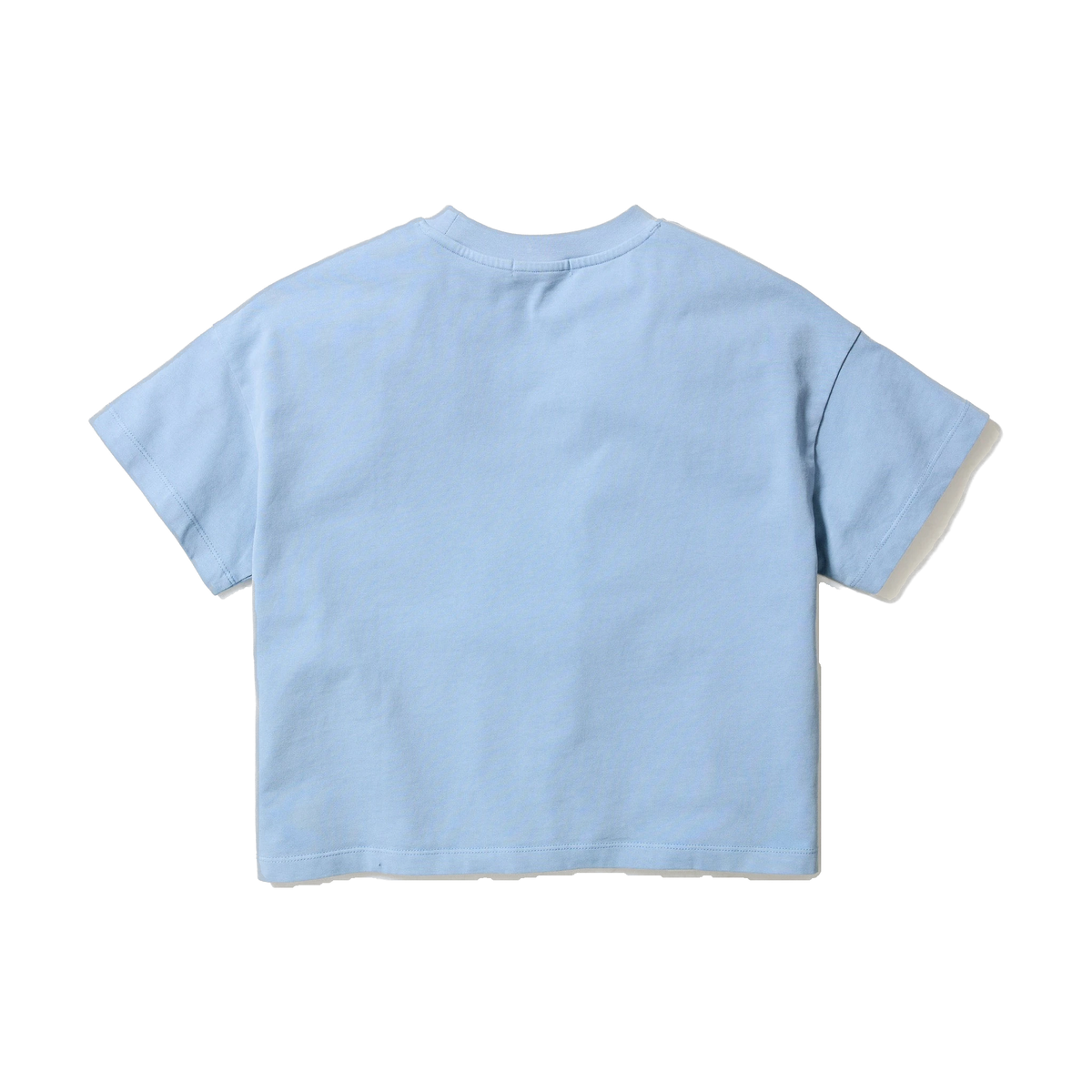 Marine Layer Women's Luxe Jersey Crew Tee in Coastal Blue — custom branded by Motive