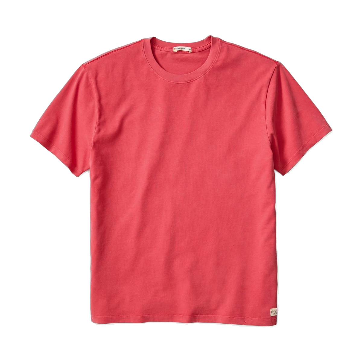 Marine Layer Luxe Jersey Relaxed Tee in Baked Apple