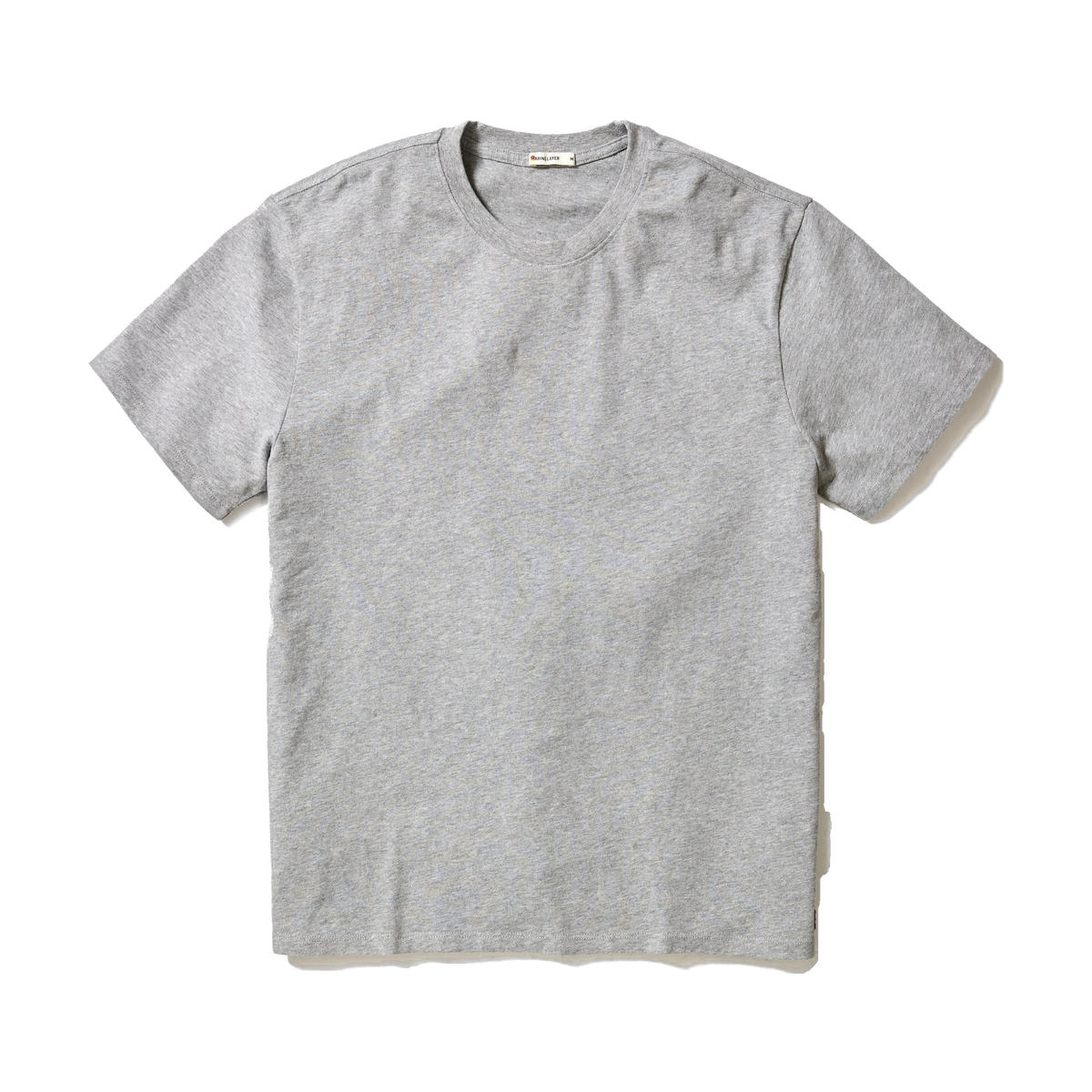 Marine Layer Luxe Jersey Relaxed Tee in Heather Grey