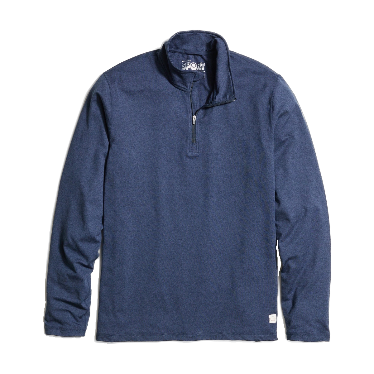 Marine Layer Re-Spun Sport Quarter-Zip in Navy