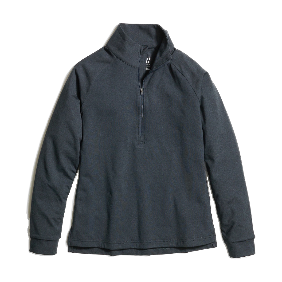 Marine Layer Women's Re-Spun Sport Quarter-Zip in Charcoal
