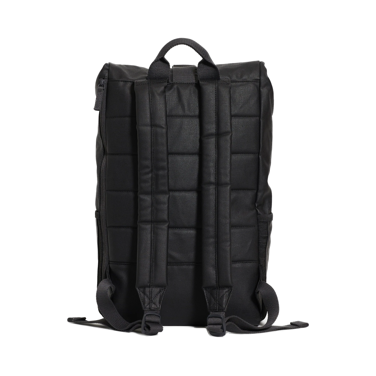 Marine Layer Roll Top Backpack in Phantom — custom branded by Motive
