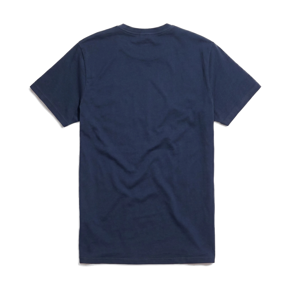 Marine Layer Signature Crew Tee in True Navy — custom branded by Motive