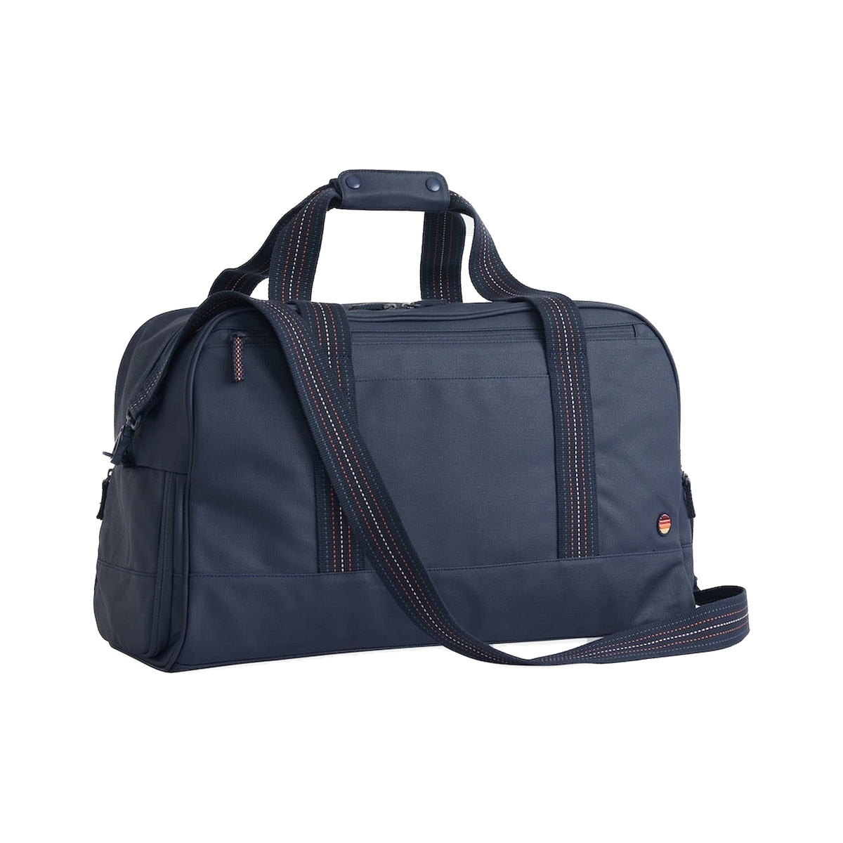 Marine Layer Weekender Bag in Navy — custom branded by Motive