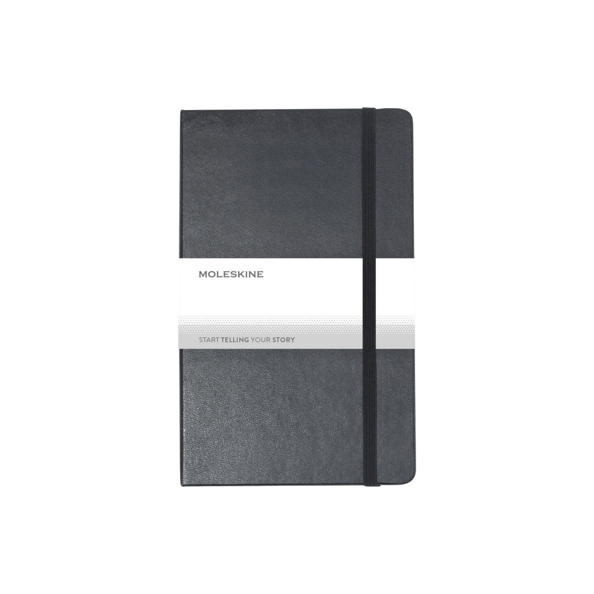 Classic Hardcover Notebook in Black — custom branded by Motive