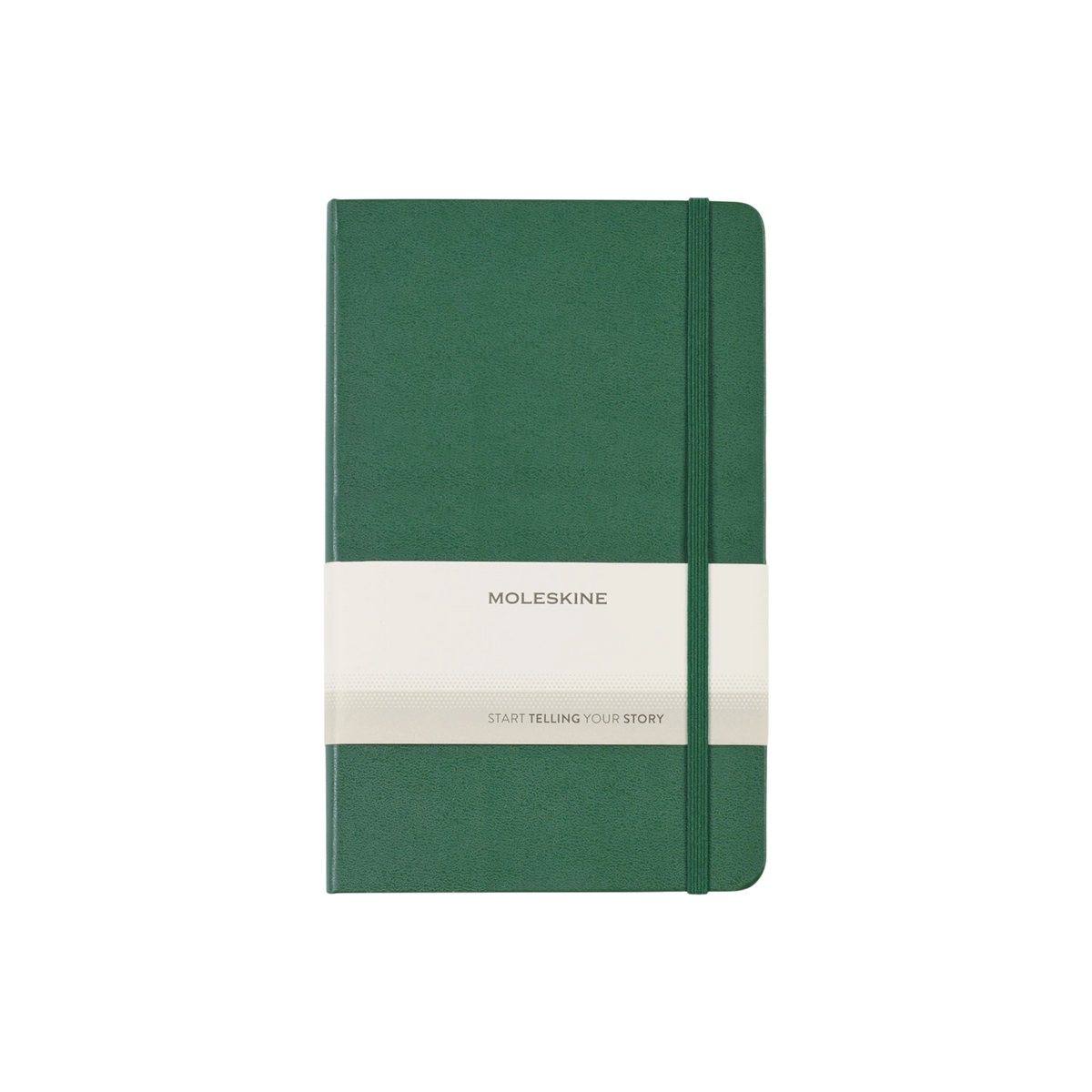 Classic Hardcover Notebook in Myrtle Green — custom branded by Motive