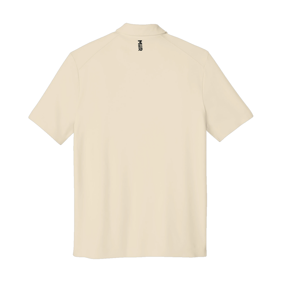 MiiR Alta Polo in Alabaster — custom branded by Motive