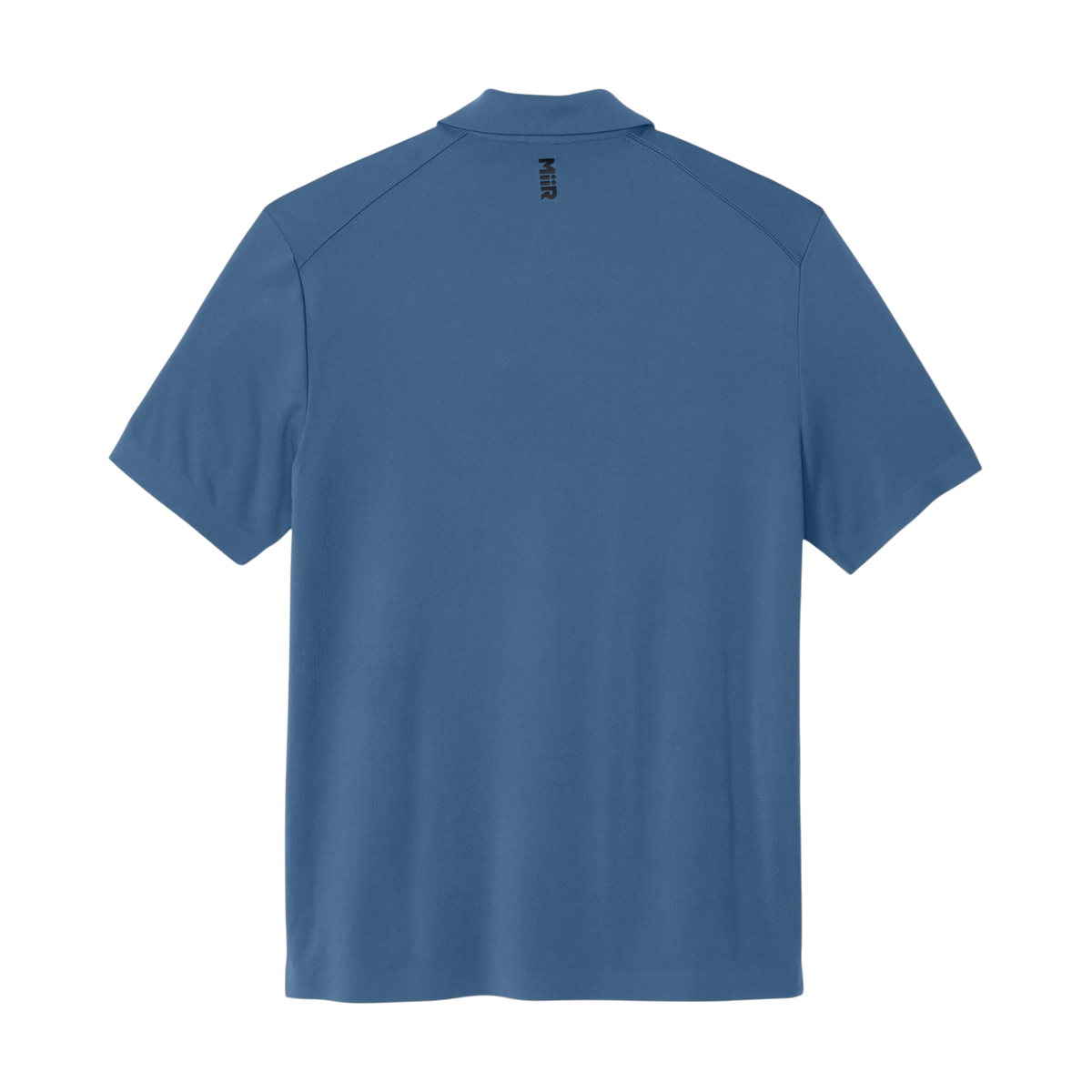 MiiR Alta Polo in Deep Lake — custom branded by Motive
