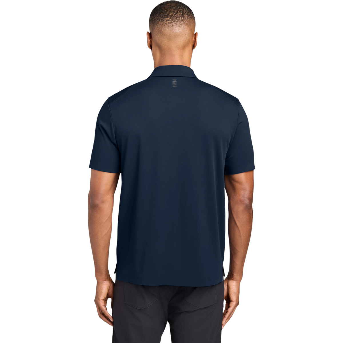 MiiR Alta Polo in Indigo Navy — custom branded by Motive