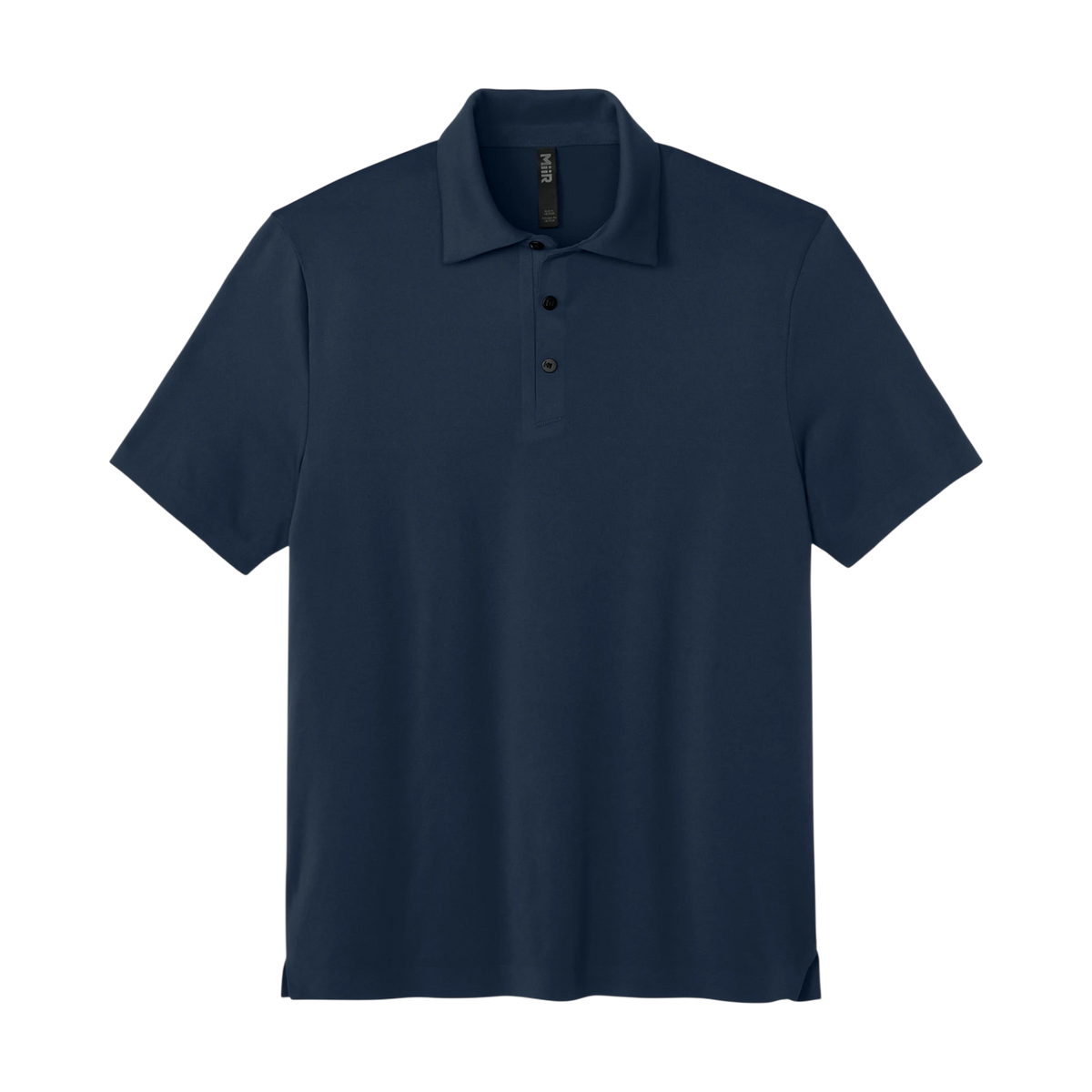MiiR Alta Polo in Indigo Navy — custom branded by Motive
