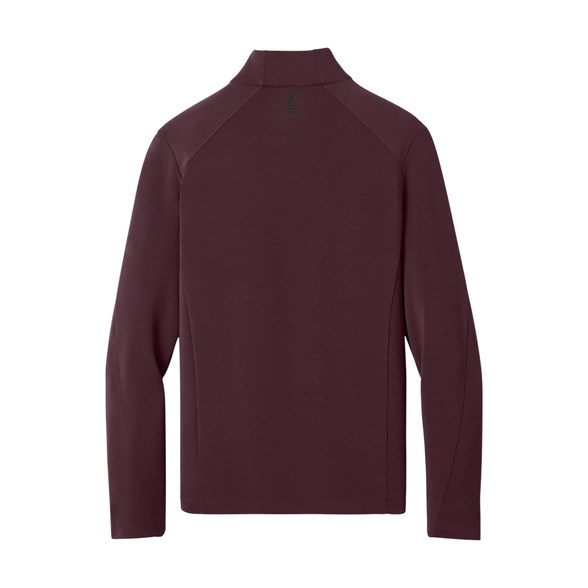 MiiR Kumo 1/4-Snap Pullover in Dark Fig — custom branded by Motive
