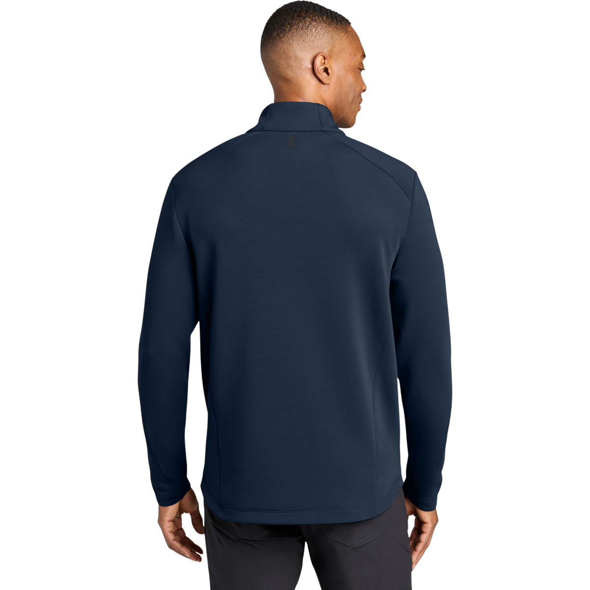 MiiR Kumo 1/4-Snap Pullover in Indigo Navy — custom branded by Motive