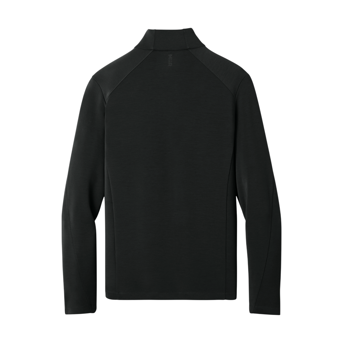 MiiR Kumo 1/4-Snap Pullover in Pitch Black — custom branded by Motive