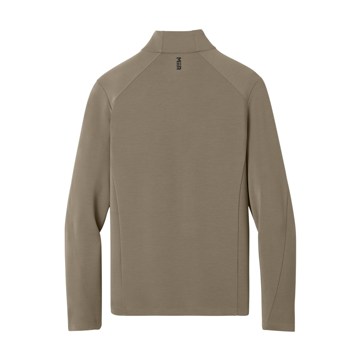 MiiR Kumo 1/4-Snap Pullover in Truffle — custom branded by Motive