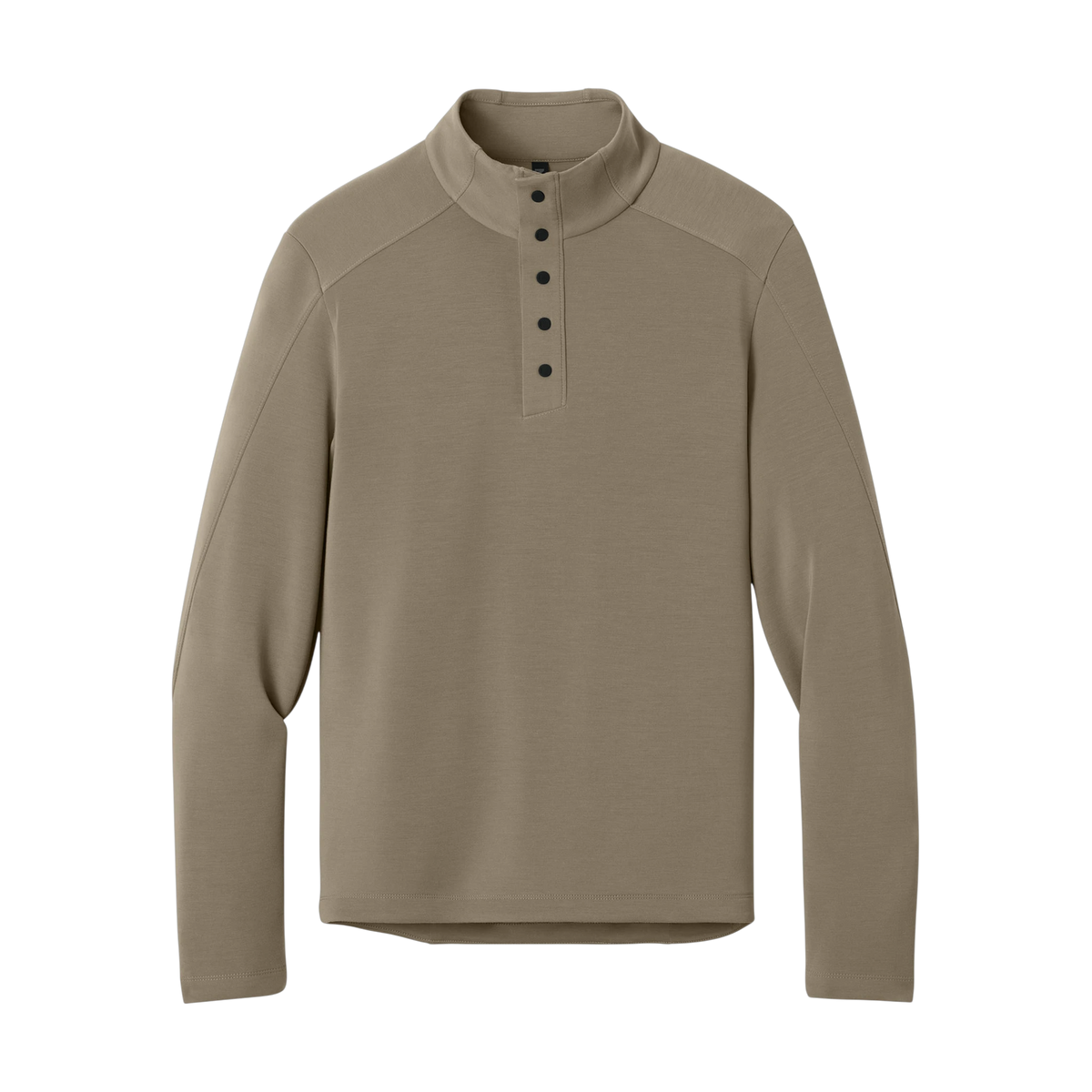 MiiR Kumo 1/4-Snap Pullover in Truffle — custom branded by Motive