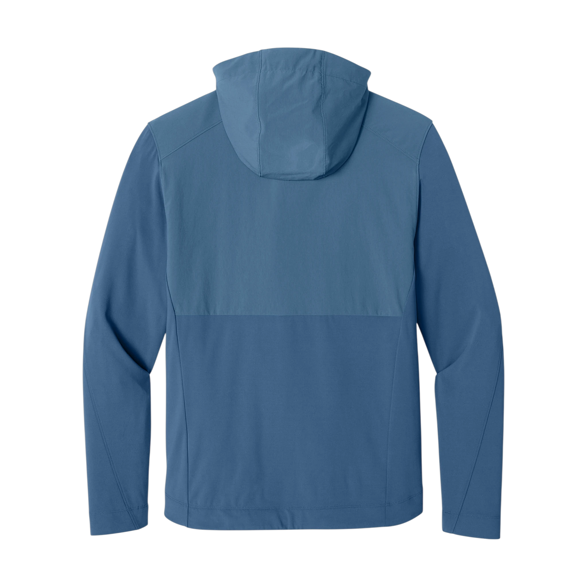 MiiR Kivu Hybrid Full-Zip Hooded Jacket in Deep Lake — custom branded by Motive