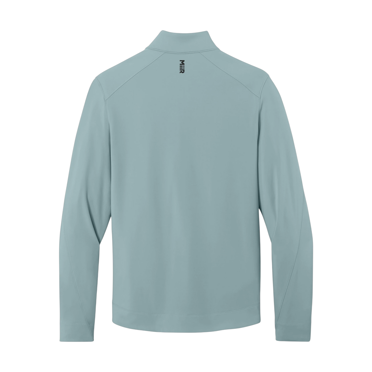 MiiR Kivu 1/4-Zip in Blue Fog — custom branded by Motive