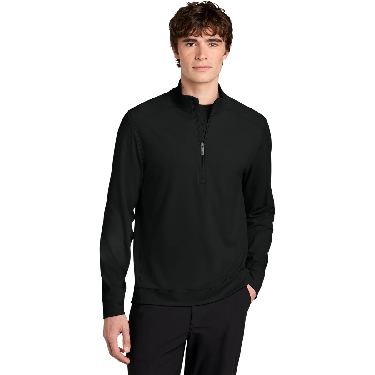 MiiR Kivu 1/4-Zip in Pitch Black