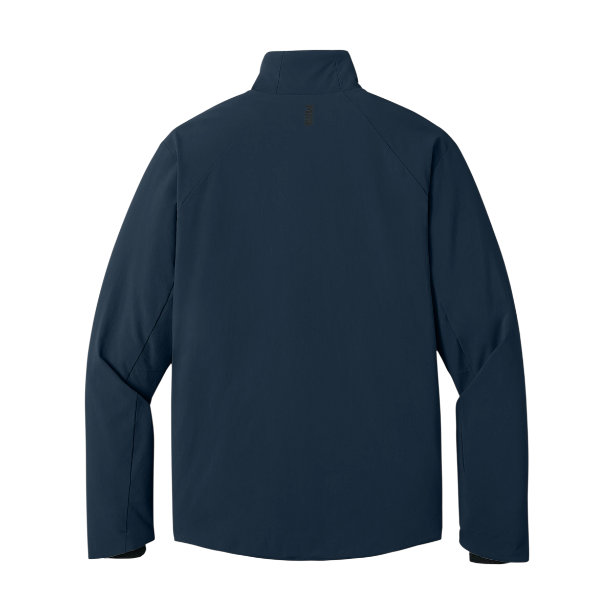 MiiR Sashiko Full-Zip Stretch Puffy in Indigo Navy — custom branded by Motive
