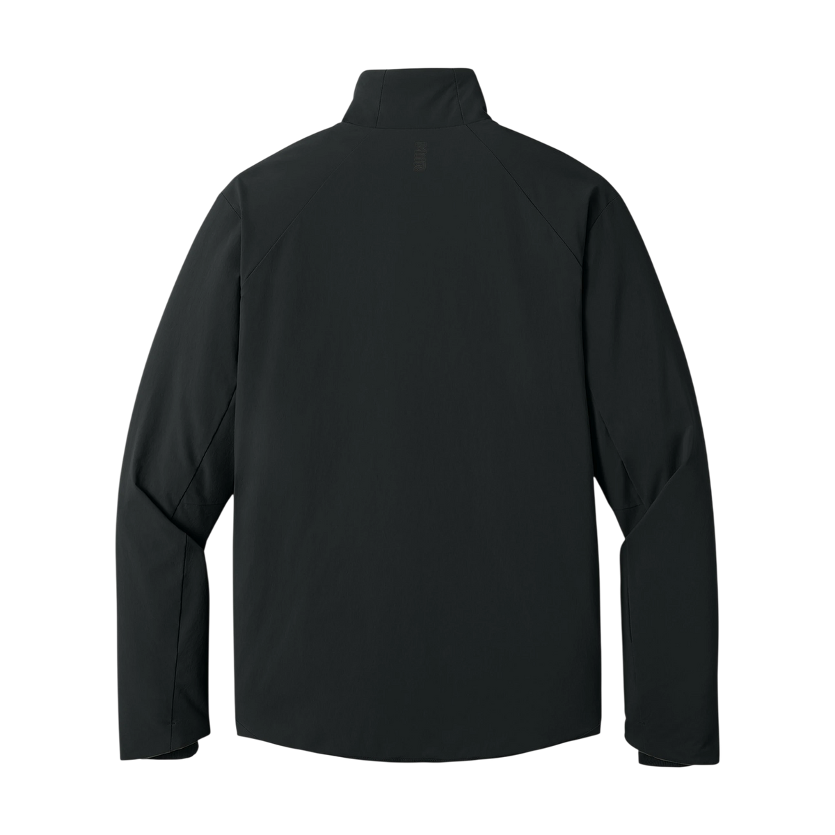 MiiR Sashiko Full-Zip Stretch Puffy in Pitch Black — custom branded by Motive