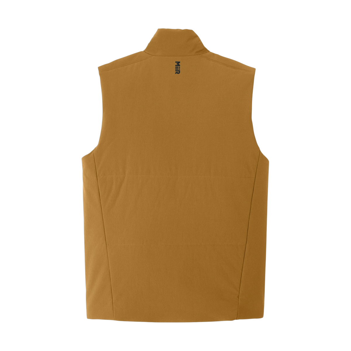 MiiR Sashiko Stretch Puffy Vest in Amber Haze — custom branded by Motive