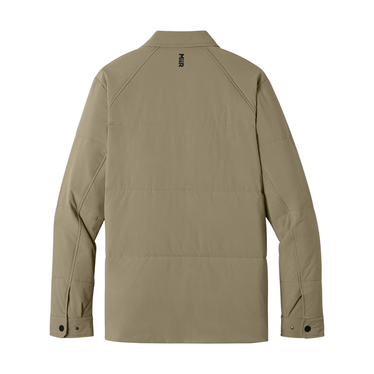 MiiR Sashiko Stretch Puffy Shacket in Truffle