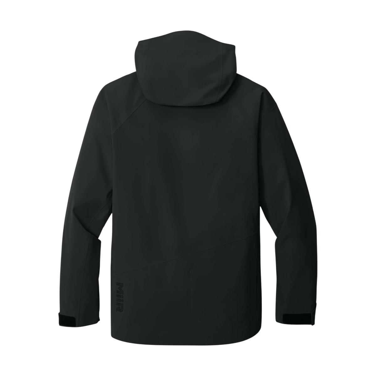 MiiR Pourigami M1 Shell in Pitch Black — custom branded by Motive