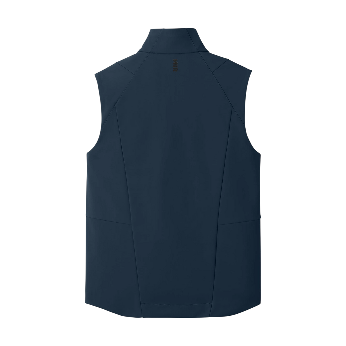 MiiR Nozawa Soft Shell Vest in Indigo Navy — custom branded by Motive