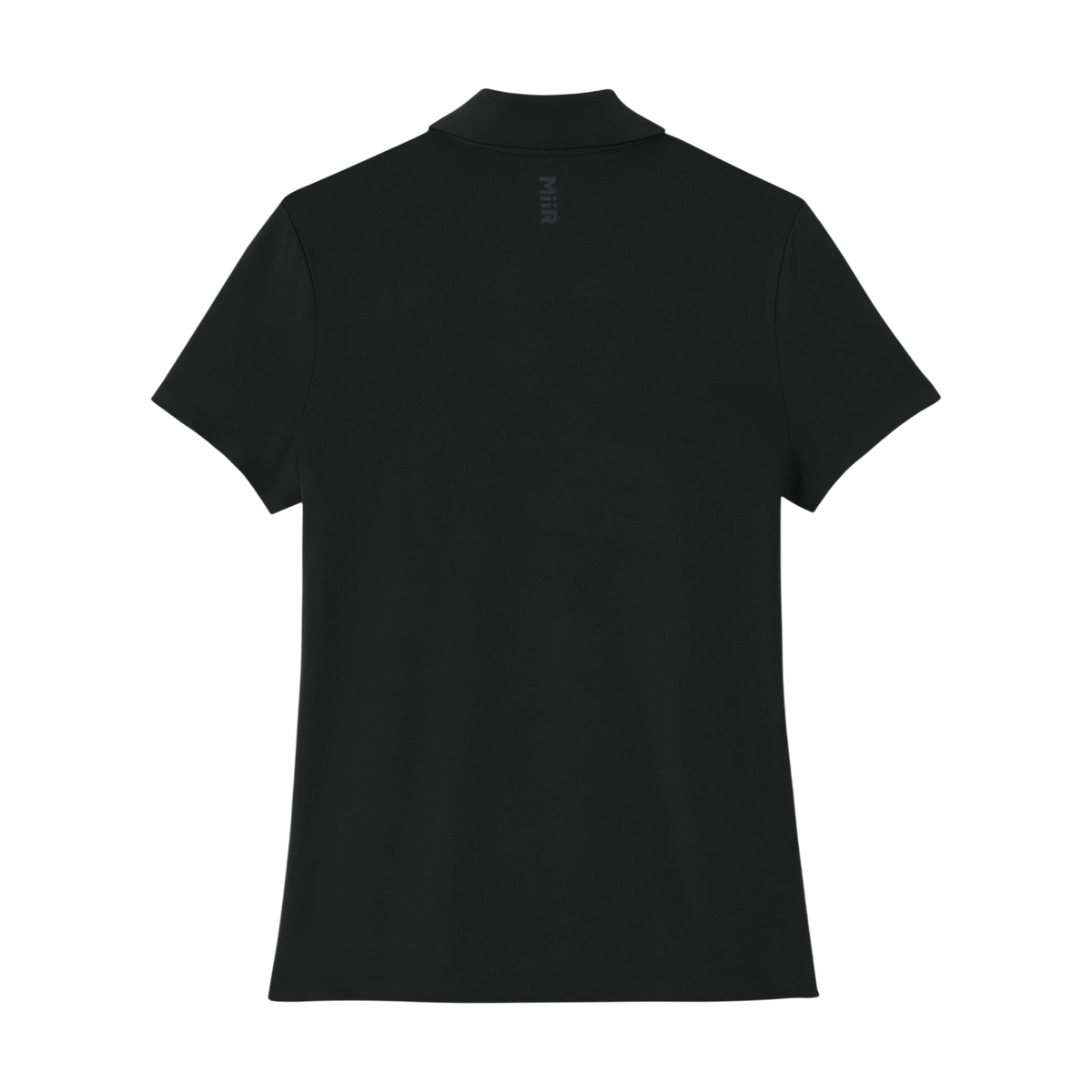 MiiR Women's Alta Polo in Pitch Black — custom branded by Motive
