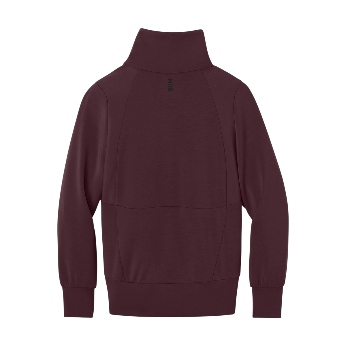 MiiR Women's Kumo 1/4-Zip Pullover in Dark Fig — custom branded by Motive