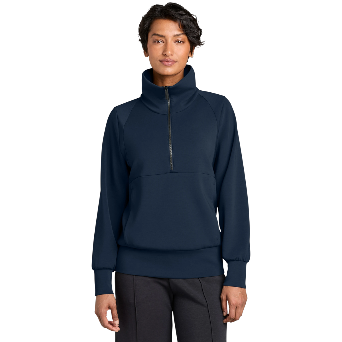MiiR Women's Kumo 1/4-Zip Pullover in Indigo Navy