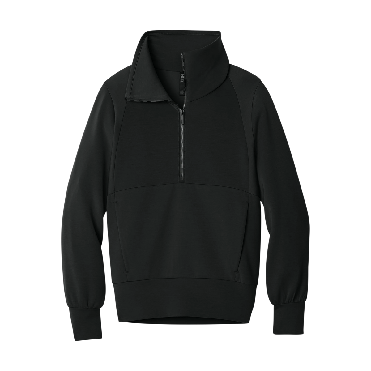 MiiR Women's Kumo 1/4-Zip Pullover in Pitch Black