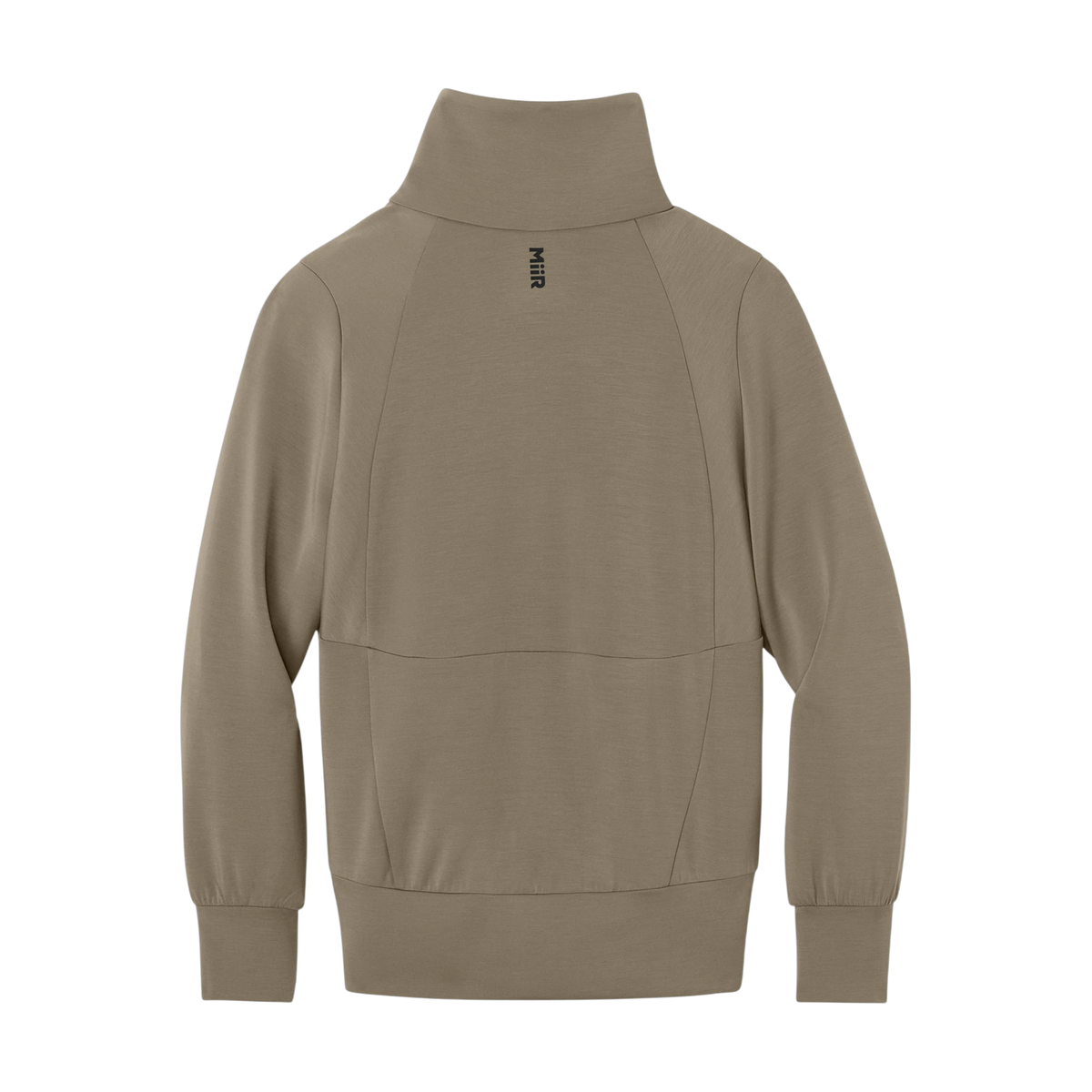 MiiR Women's Kumo 1/4-Zip Pullover in Truffle — custom branded by Motive