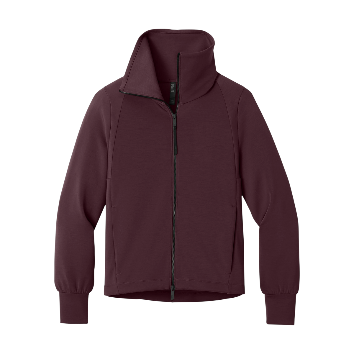 MiiR Women's Kumo Full-Zip in Dark Fig — custom branded by Motive