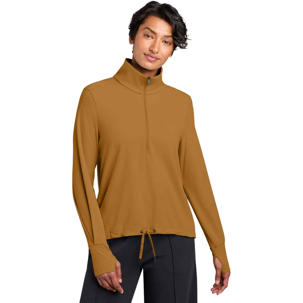 MiiR Women's Kivu 1/4-Zip in Amber Haze — custom branded by Motive