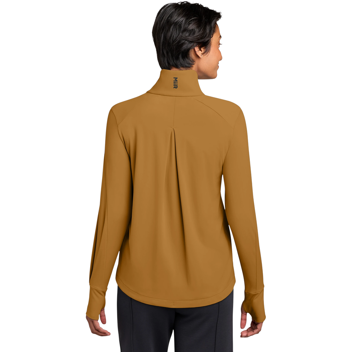 MiiR Women's Kivu 1/4-Zip in Amber Haze — custom branded by Motive