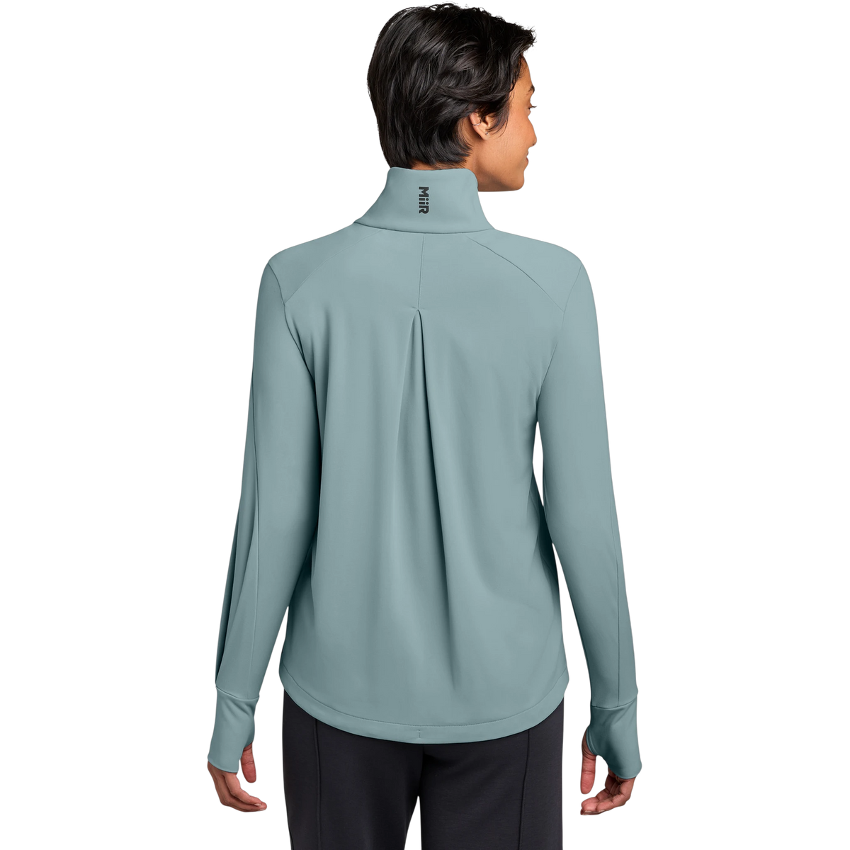 MiiR Women's Kivu 1/4-Zip in Blue Fog