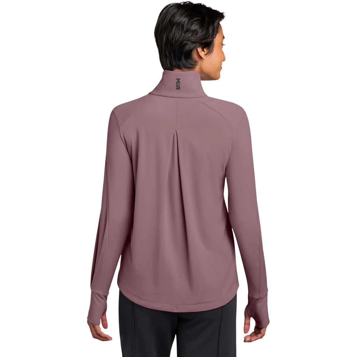 MiiR Women's Kivu 1/4-Zip in Dark Quartz — custom branded by Motive